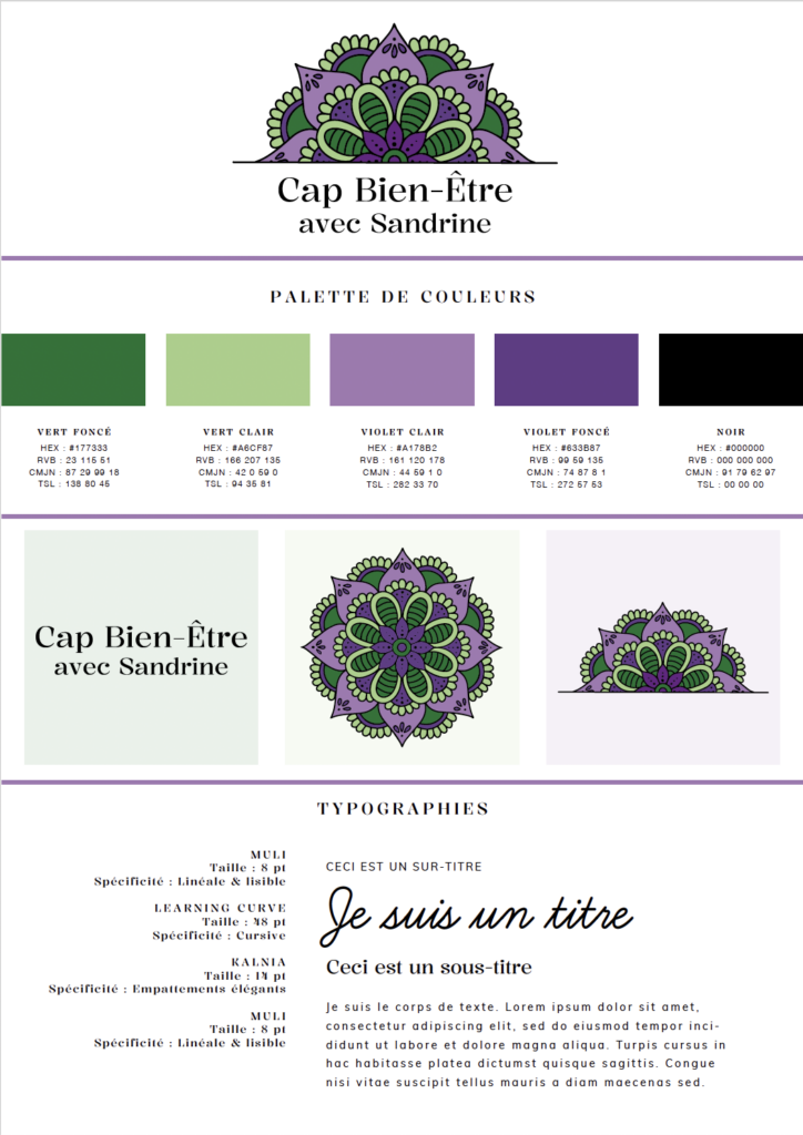 brandboard cap bien être avec Sandrine