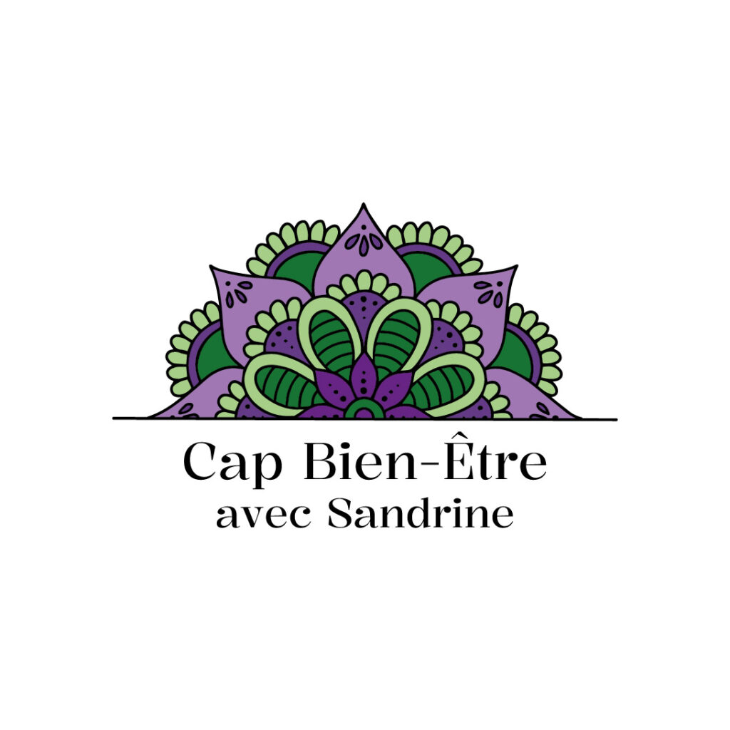 logo cap bien-être avec sandrine